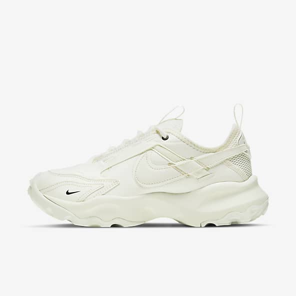 Nike shoes with thick white soles discount